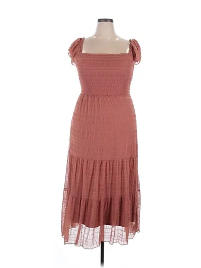 Max Studio Casual Dress In Brown