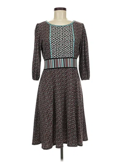 Pre-owned Max Studio Casual Dress In Brown