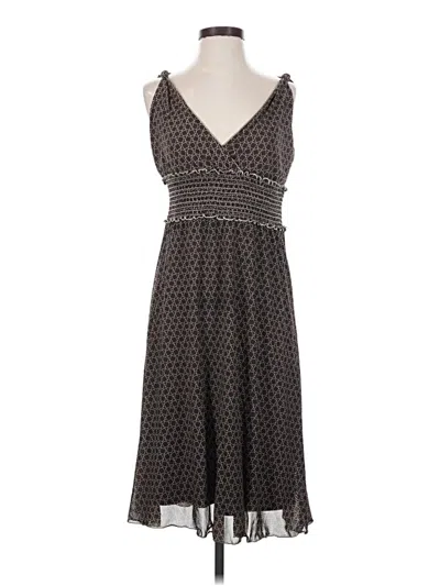 Pre-owned Max Studio Casual Dress In Brown