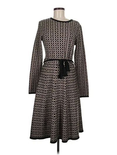 Pre-owned Max Studio Casual Dress In Brown