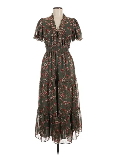 Pre-owned Max Studio Casual Dress In Brown