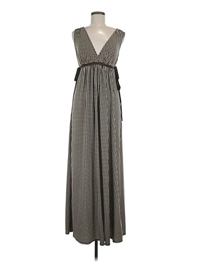 Pre-owned Max Studio Casual Dress In Brown