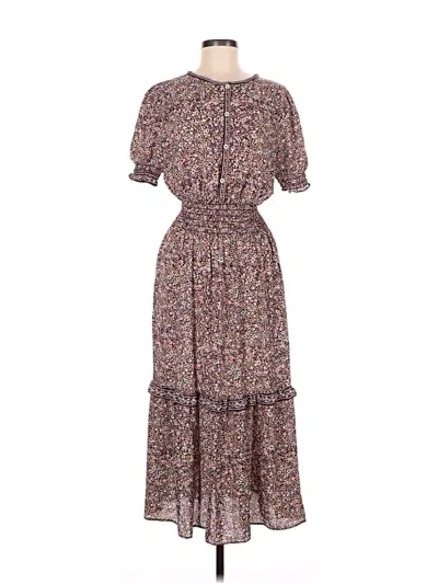 Pre-owned Max Studio Casual Dress In Brown