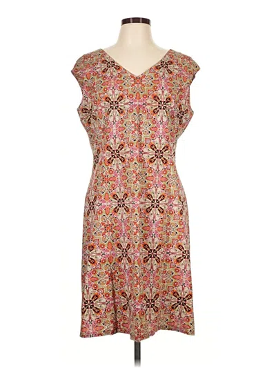 Pre-owned Max Studio Casual Dress In Brown
