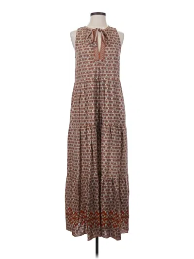 Pre-owned Max Studio Casual Dress In Brown