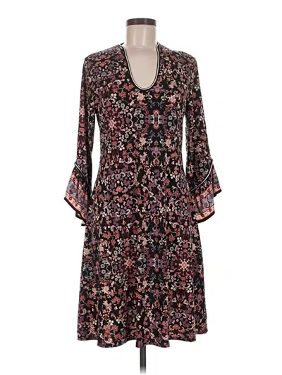 Pre-owned Max Studio Casual Dress In Brown
