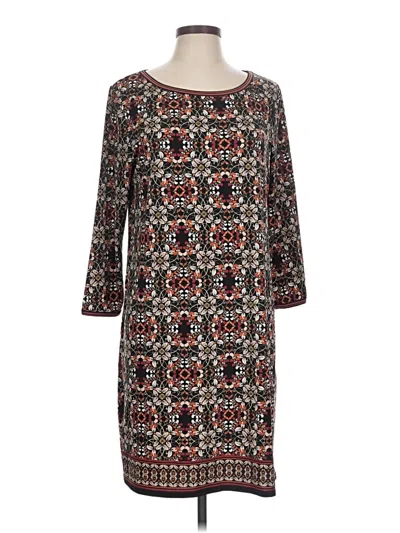 Pre-owned Max Studio Casual Dress In Brown