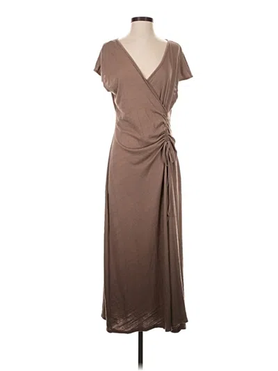 Pre-owned Max Studio Casual Dress In Brown