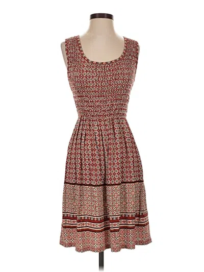 Pre-owned Max Studio Casual Dress In Brown