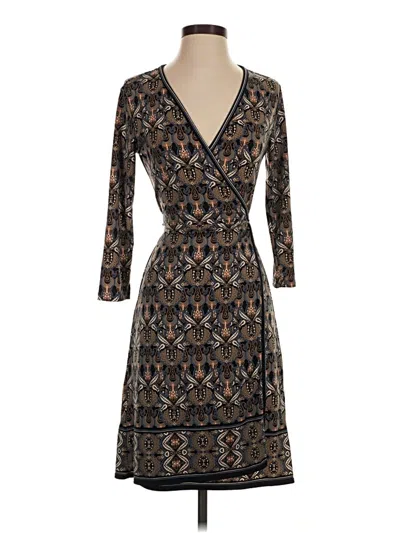 Pre-owned Max Studio Casual Dress In Brown