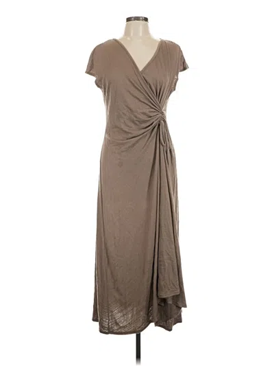 Pre-owned Max Studio Casual Dress In Brown