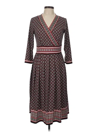 Pre-owned Max Studio Casual Dress In Brown