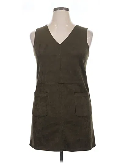 Pre-owned Max Studio Casual Dress In Brown
