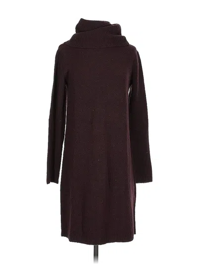 Pre-owned Max Studio Casual Dress In Burgundy