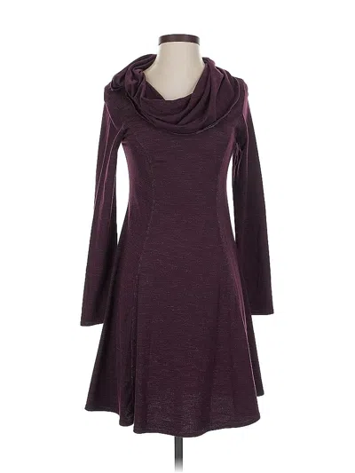 Pre-owned Max Studio Casual Dress In Burgundy