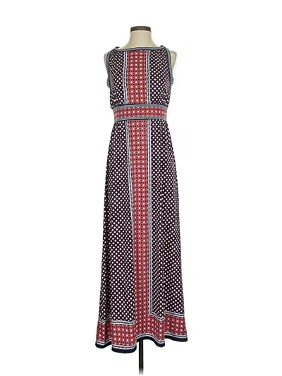 Pre-owned Max Studio Casual Dress In Burgundy