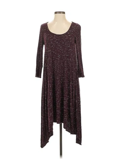 Pre-owned Max Studio Casual Dress In Burgundy