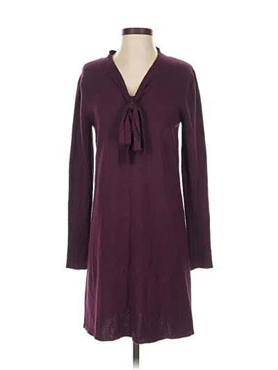 Pre-owned Max Studio Casual Dress In Burgundy