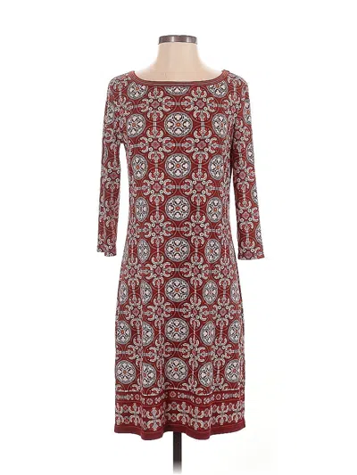 Pre-owned Max Studio Casual Dress In Burgundy