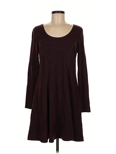 Pre-owned Max Studio Casual Dress In Burgundy