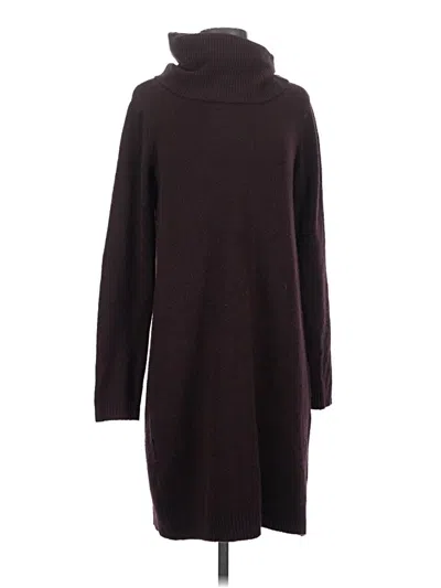 Pre-owned Max Studio Casual Dress In Burgundy