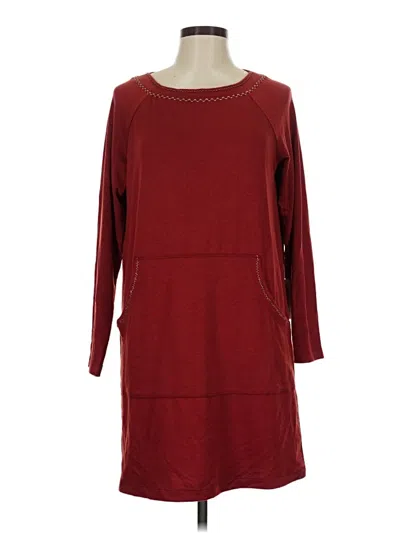 Pre-owned Max Studio Casual Dress In Burgundy