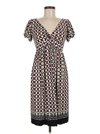 Pre-owned Max Studio Casual Dress In Burgundy