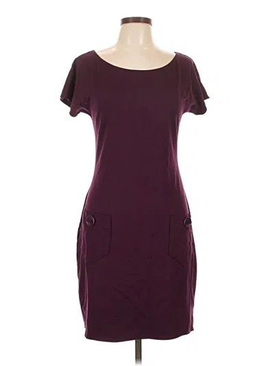 Pre-owned Max Studio Casual Dress In Burgundy
