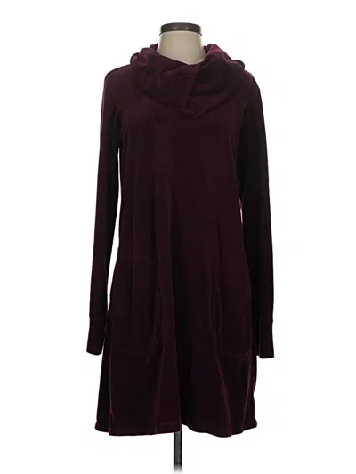 Pre-owned Max Studio Casual Dress In Burgundy