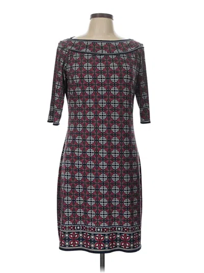 Pre-owned Max Studio Casual Dress In Burgundy