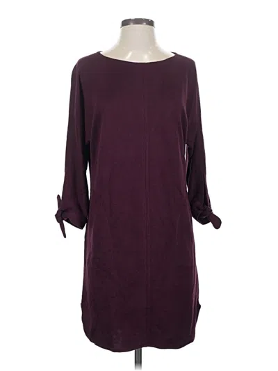 Pre-owned Max Studio Casual Dress In Burgundy