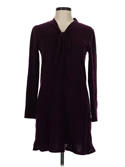 Pre-owned Max Studio Casual Dress In Burgundy