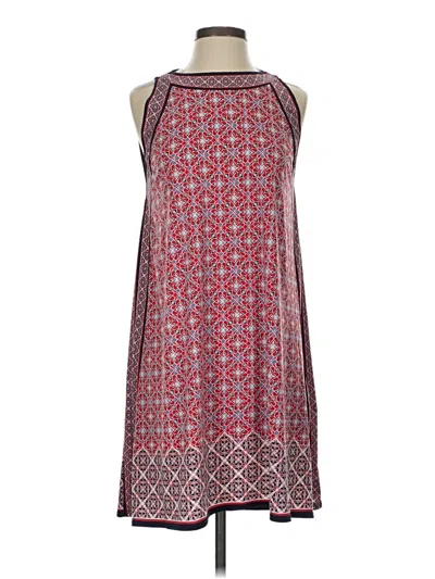 Pre-owned Max Studio Casual Dress In Burgundy