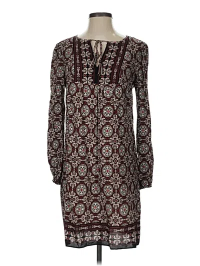 Pre-owned Max Studio Casual Dress In Burgundy