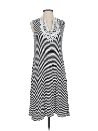 Pre-owned Max Studio Casual Dress In Gray