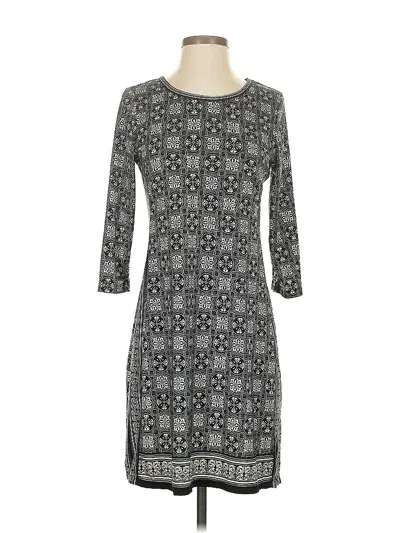 Pre-owned Max Studio Casual Dress In Gray