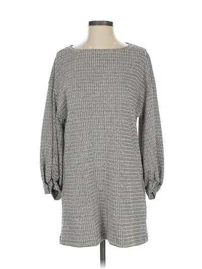 Pre-owned Max Studio Casual Dress In Gray