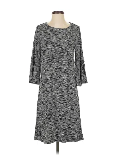 Pre-owned Max Studio Casual Dress In Gray