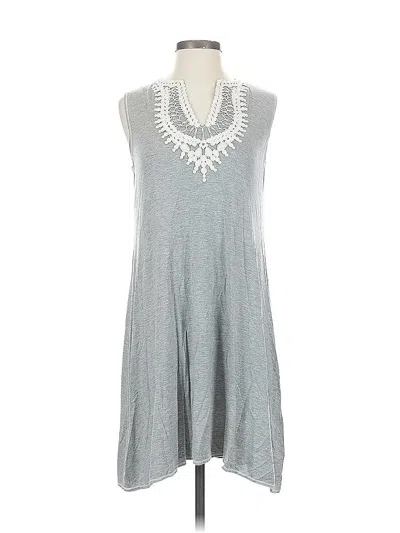 Pre-owned Max Studio Casual Dress In Gray