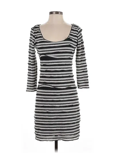 Pre-owned Max Studio Casual Dress In Gray