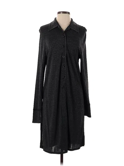 Pre-owned Max Studio Casual Dress In Gray