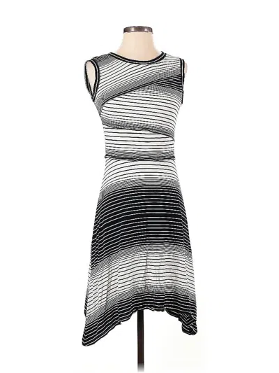 Pre-owned Max Studio Casual Dress In Gray