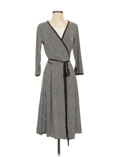 Pre-owned Max Studio Casual Dress In Gray
