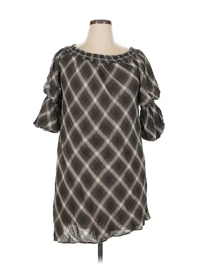 Pre-owned Max Studio Casual Dress In Gray