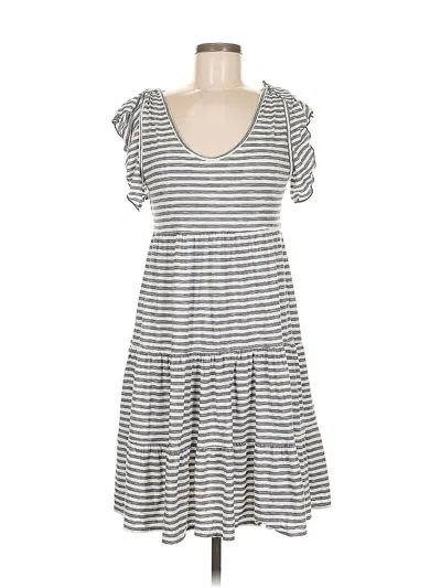 Pre-owned Max Studio Casual Dress In Gray