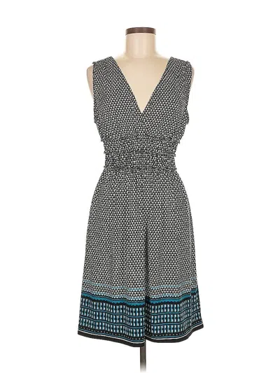 Pre-owned Max Studio Casual Dress In Gray