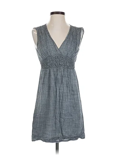 Pre-owned Max Studio Casual Dress In Gray