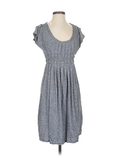Pre-owned Max Studio Casual Dress In Gray
