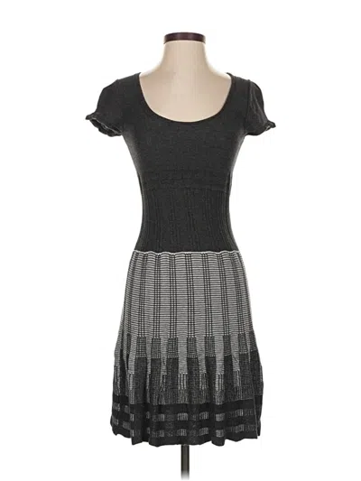 Pre-owned Max Studio Casual Dress In Gray
