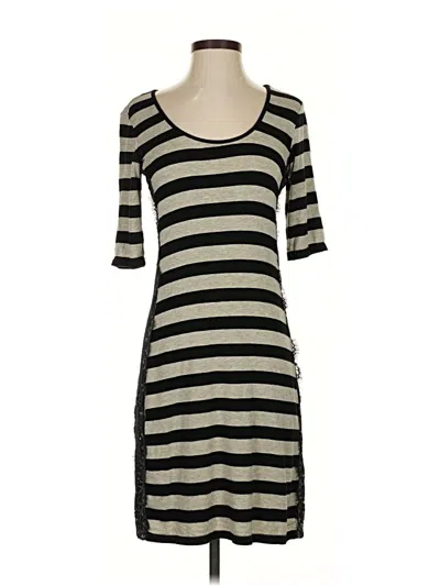 Pre-owned Max Studio Casual Dress In Gray